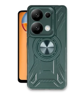Newface Xiaomi Redmi Note 13 Pro 5G Kılıf Lincoln Silikon - Koyu Yeşil