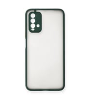 Xiaomi Redmi 9t Kılıf Montreal Silikon Kapak - Yeşil