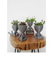 Dekoratif Insansı Saksı 4'lü Set Pinterest