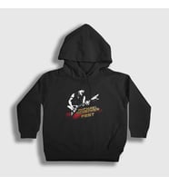 Presmono Unisex Çocuk Siyah Solo Scorpions Michael Schenker Kapüşonlu Sweatshirt 388577tt