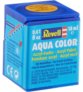 Revell - Su Bazlı Maket Boyası Sarı İpek 18 Ml (36310) (Krem)