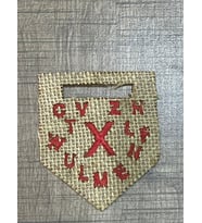 7X6 CM HASIR ARMA YAMA DİKİŞ APLİKE