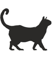 KEDİ FOLYO STİCKER 200cm Uzunluk