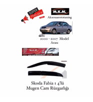 Skoda Fabia 1 2000-2007 Model 4'Lü Mugen Cam Rüzgarlığı