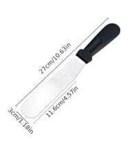 Paslanmaz Çelik L Tipi Pastacı Spatulası