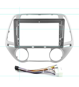 HYUNDAI İ20 ANALOG/DIGITAL KLİMA 2009-2014 UYUMLU ANDROID MULTİMEDYA ÇERÇEVESİ - SOKET
