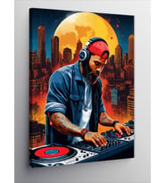 Kanvas Tablo Dj'İn Şehir Rüyası