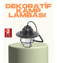 Hafif Ve Taşınabilir Retro Tasarım Kamp Lambası