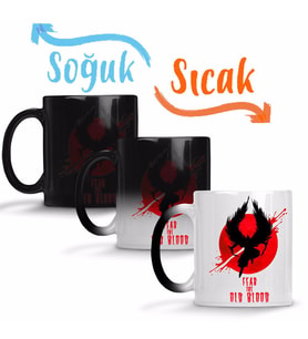 Fire Blood Fear The Old Blood Sihirli Kupa Bardak Porselen