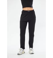 Lesa Wear Fitilli Yüksel Bel Geniş Paça Şardonlu Likralı Spor Eşofman Altı