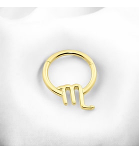 Glorria Altın Akrep Burcu Halka Helix Piercing