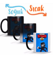 Brawl Stars Crow 02 Sihirli Kupa Bardak Porselen