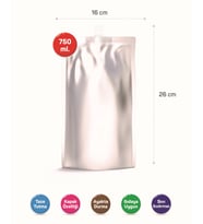 Kapaklı Sıvı Ambalajı 16X26