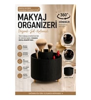 Makyaj Organizeri Bölmeli, Geniş Hazneli, Şık ve Dayanıklı Kozmetik Düzenleyici