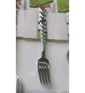 KALP DESENLİ  6 LI TATLI ÇATALI