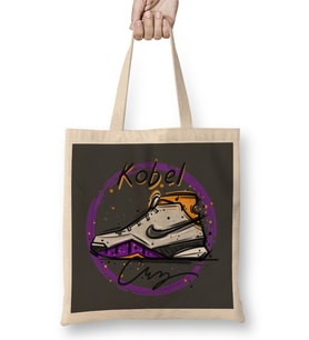 Kobe 1 Protro Final Seconds Sneaker Fans Art Bez Çanta Uzun Saplı