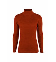 Erkek Yarım Balıkçı Yaka Slim Fit Triko 21K-6300112-01 Kiremit