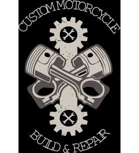 Custom Motorcycle Sticker 10x10 cmRenkli Sticker