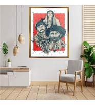 Altın  Çerçeveli tablo n1767
