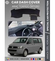 VOLKSWAGEN TRANSPORTER T5 (2003-2016) Torpido Örtüsü Ön Göğüs Koruma Torpido Koruma Tam Uyum Kaymaz