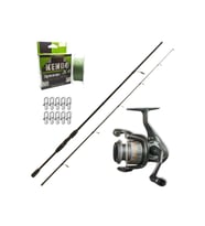 Revenger 40 - Remixon Double Black 240cm Spin Olta Seti, yüksek performanslı balıkçılık seti