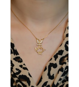 KELEBEK KOLYE 22 AYAR A013563