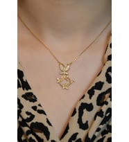 KELEBEK KOLYE 22 AYAR A013563
