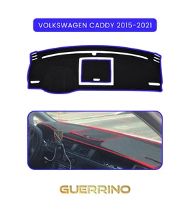 VOLKSWAGEN Caddy (2015-2021)TORPİDO KORUMA HALISI MAVİ KENAR