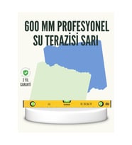 Profesyonel 600 mm Su Terazisi Duvar ve Montaj İşleri İçin