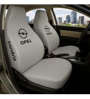 Opel Araçlar İçin Ön Arka Koltuk Penye Servis Kılıfı - Penye Kumaş Takım (Gri)