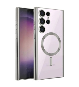 Samsung Galaxy S25 Ultra Kılıf Kross Magneticsafe Kapak - Gümüş