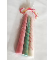 Şamdan Mumu, %100 Doğal Soya Wax Döküm, 3 Adet
