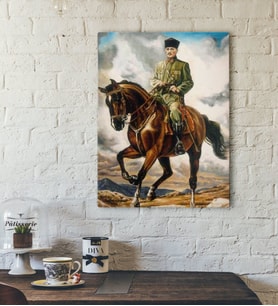 BK Home Atatürk Tasarımlı Kanvas Tablo-44