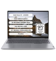 Lenovo Thinkbook 16 G6 Irl Intel Core I5 13420H 16GB 512GB SSD 16" Wuxga Freedos Gri Taşınabilir Bilgisayar 21KH00SXTR