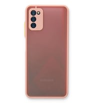 Durukar® Samsung Galaxy A03S Kılıf Montreal Silikon Kapak - Pembe