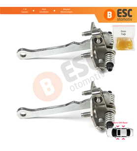 Peugeot 205 309 405 918146 İçin 2 EA Ön veya Arka Sağ ve Sol Kapı Gergi Yayı