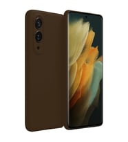Samsung Galaxy S25 Edge First Silikon - Kahverengi