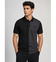 UMBRO Vectör Kamp Erkek Siyah Pamuklu Polo Yaka Spor Tişört TF0620