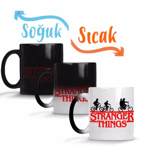 Stranger Things 01 Sihirli Kupa Bardak Porselen