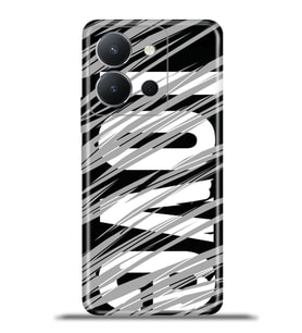 Vivo Y36 Kapak HD Renkli Dizayn Silikon Kılıf - Gri Aşk Love