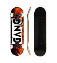 Skateboards 8.0 Fire Complete Profesyonel Kaykay