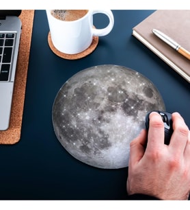 Dolunay Tasarımlı Hediye Mousepad - Mouse Pad - Fare Altlığı