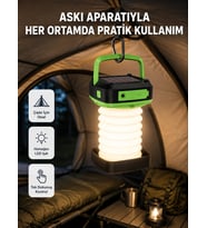 Şarjlı LED Lamba – Dokunmatik Sensörlü, 3 Kademeli Parlaklık
