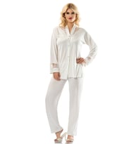 Sistina 1550 Penye Pijama Takım (Ekru)