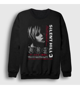 Presmono Unisex Siyah Heather Mason Silent Hill 3 Sweatshirt 543098tt
