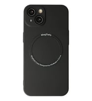 Pilelistore   iPhone 14 Plus Kılıf Jack Magneticsafe Lens Silikon - Siyah