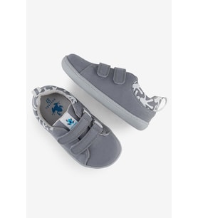 Hopfrög Smart Walker Recycled Canvas Eco Gri Barefoot Çocuk Ayakkabı