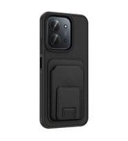 Xiaomi Redmi 15C Kılıf Kartlıklı TPU Zore Bikart Kapak (Siyah)
