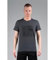 Maraton Regular Erkek Bisiklet Yaka Siyah T-shirt