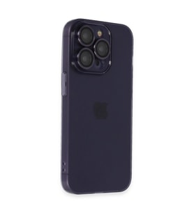 İphone 14 Pro Max Kılıf Luko Lens  - Derin Mor